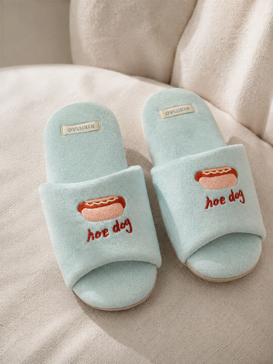 Pizza Party Slippers