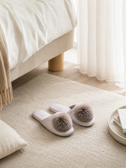 Célestine Pom Slippers