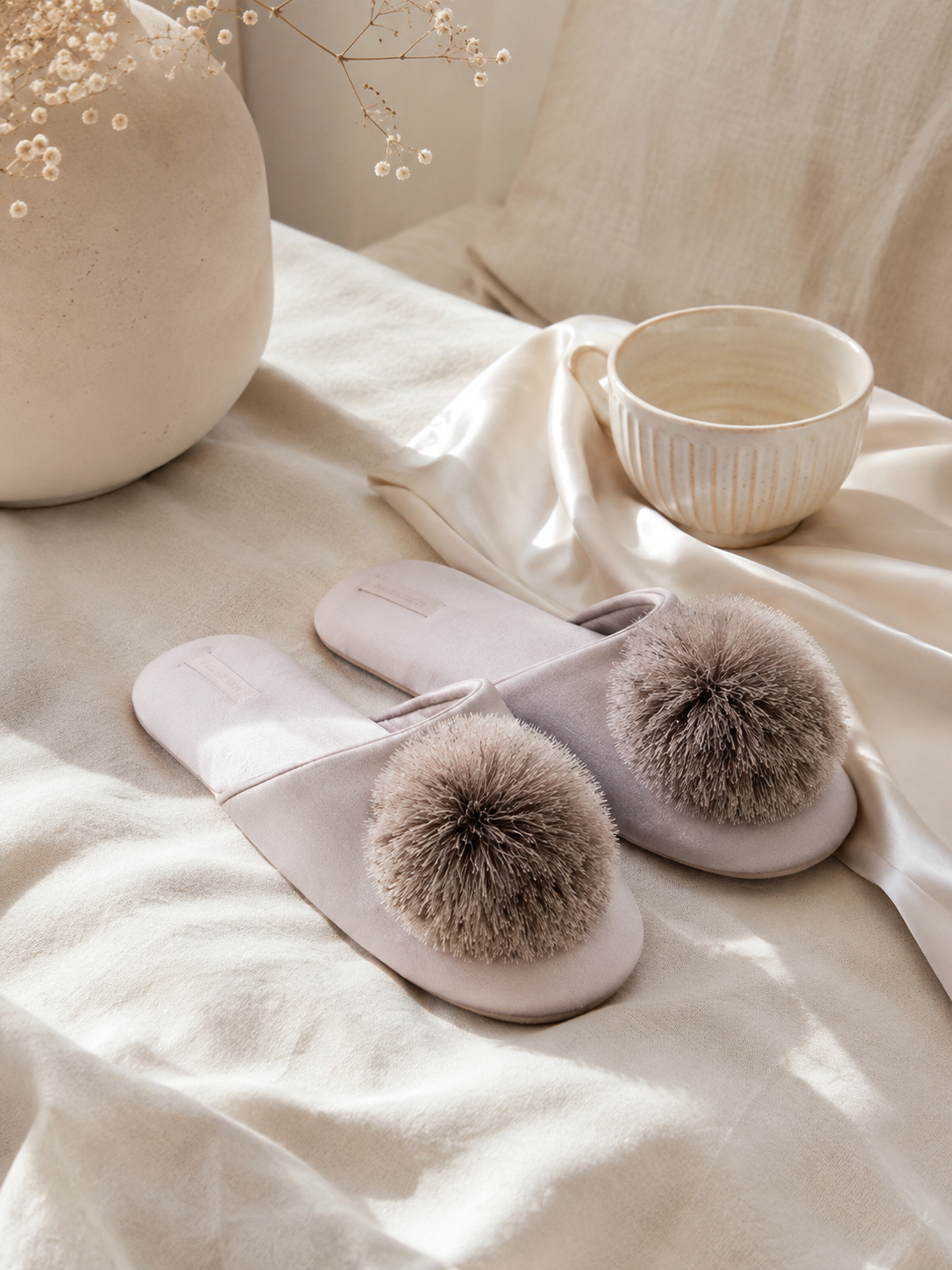 Célestine Pom Slippers