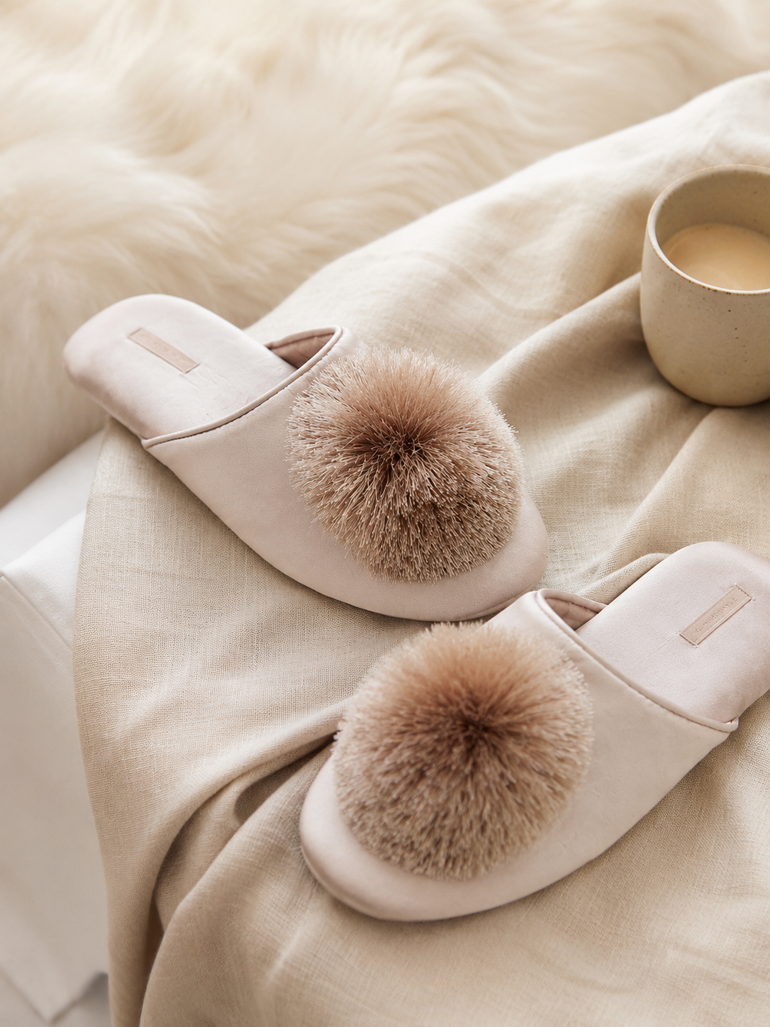 Célestine Pom Slippers