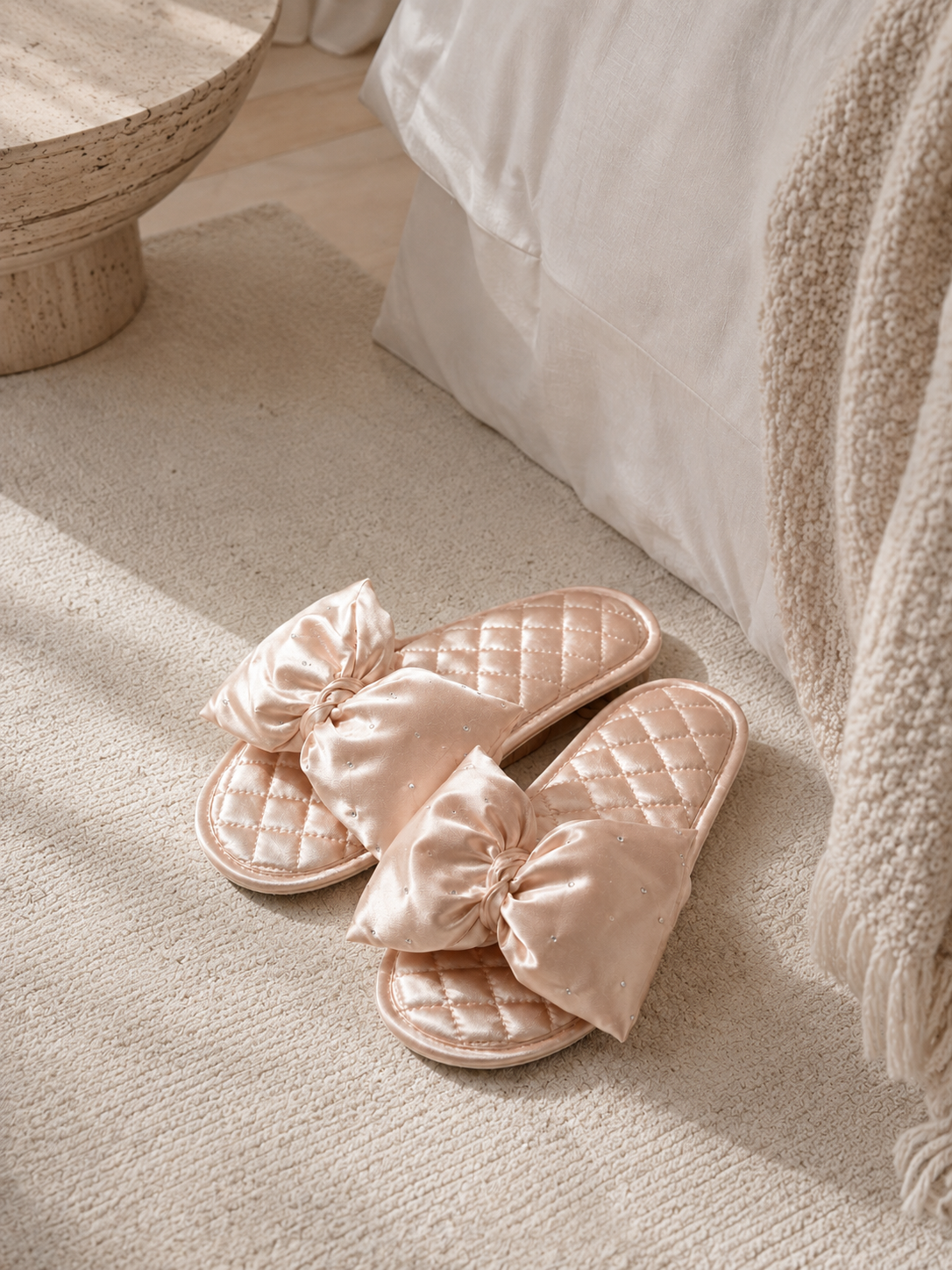 Rosalie Bow Slippers