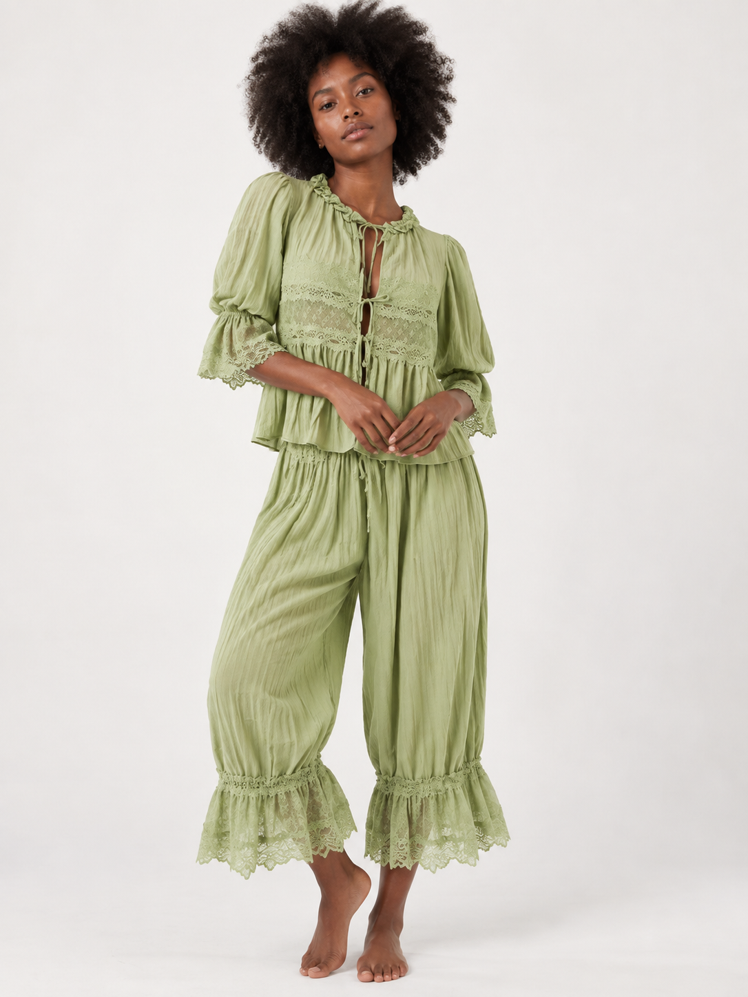 Adeline Ruffle PJs