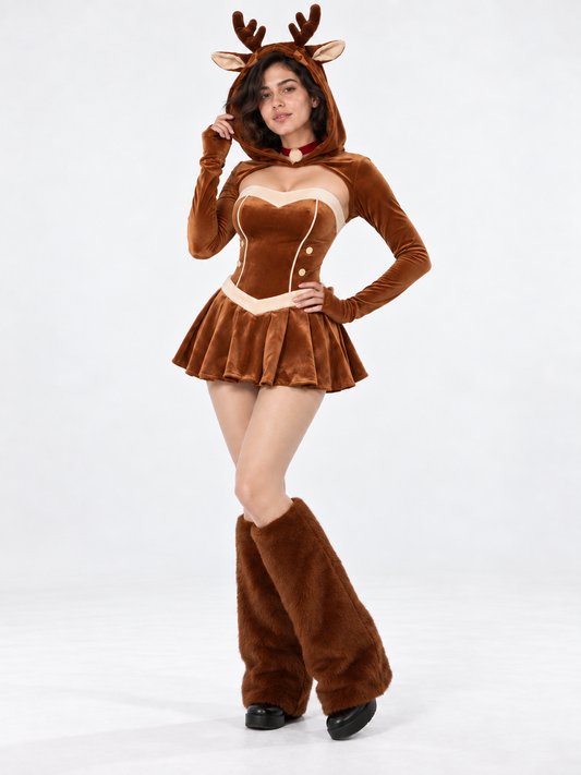 Golden Reindeer Costume