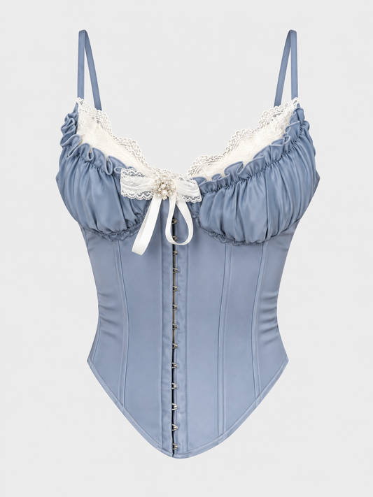 Rosette Lace Camisole Corset