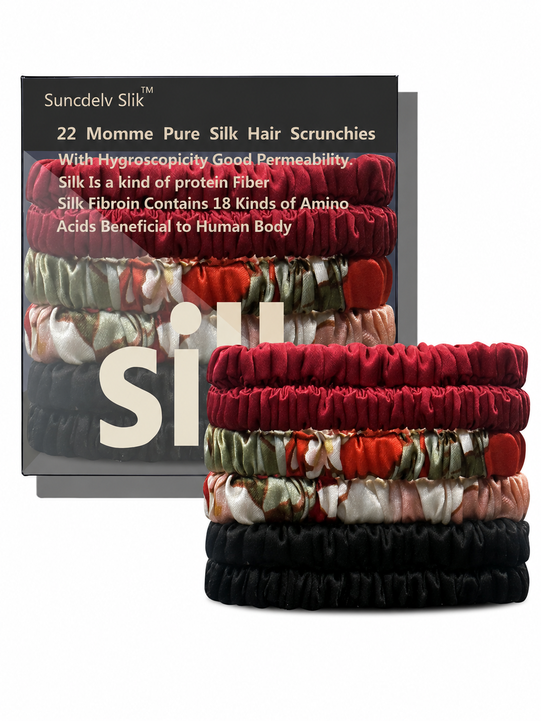 Silken Halo Scrunchie Set