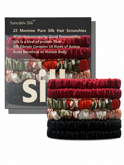 Silken Halo Scrunchie Set