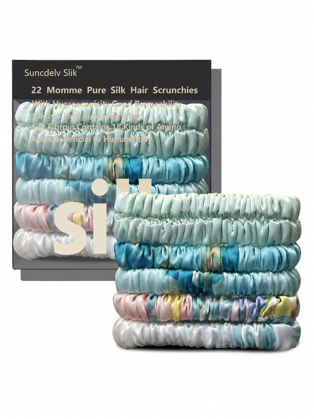 Silken Halo Scrunchie Set