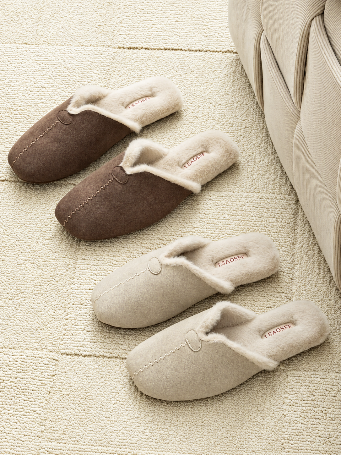 Hearthline Plush Slippers