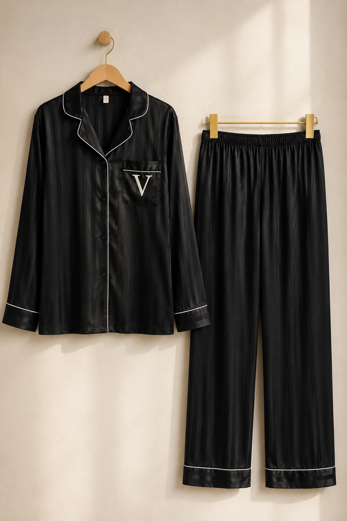 Silky Striped PJs