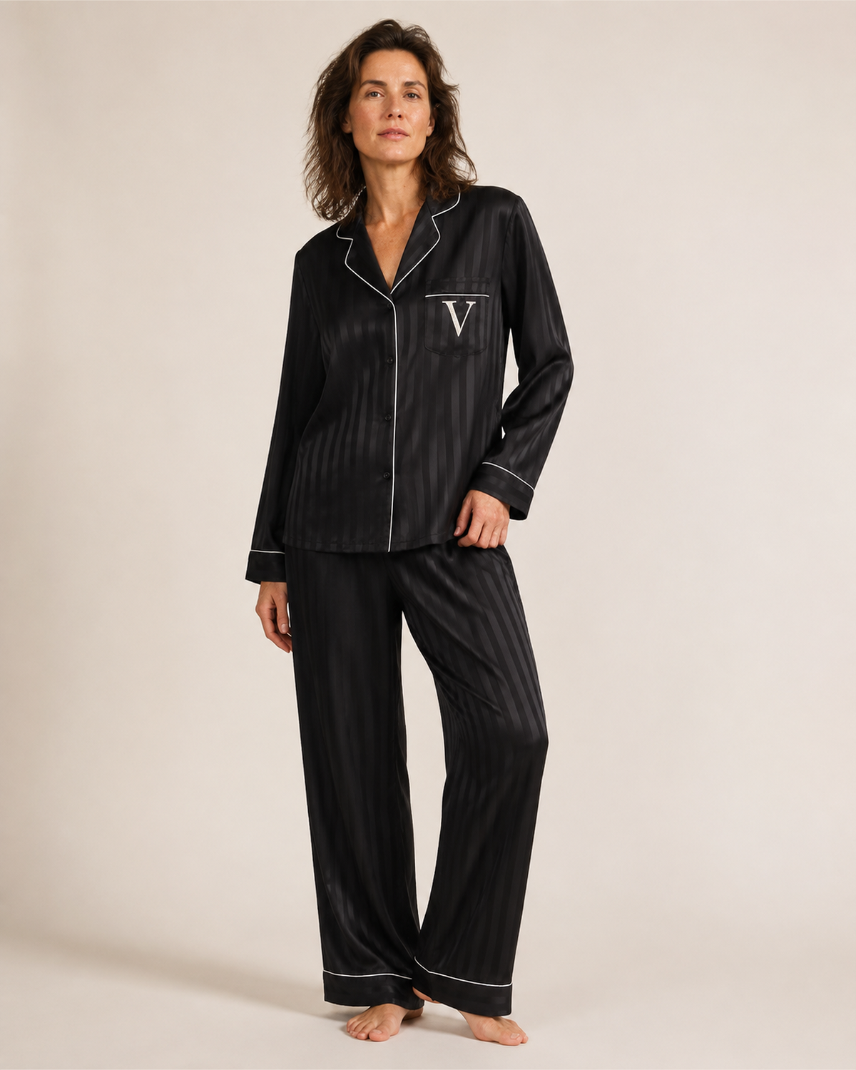 Silky Striped PJs
