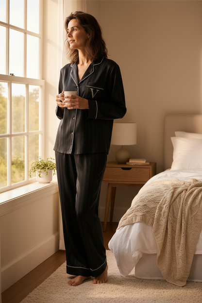 Silky Striped PJs