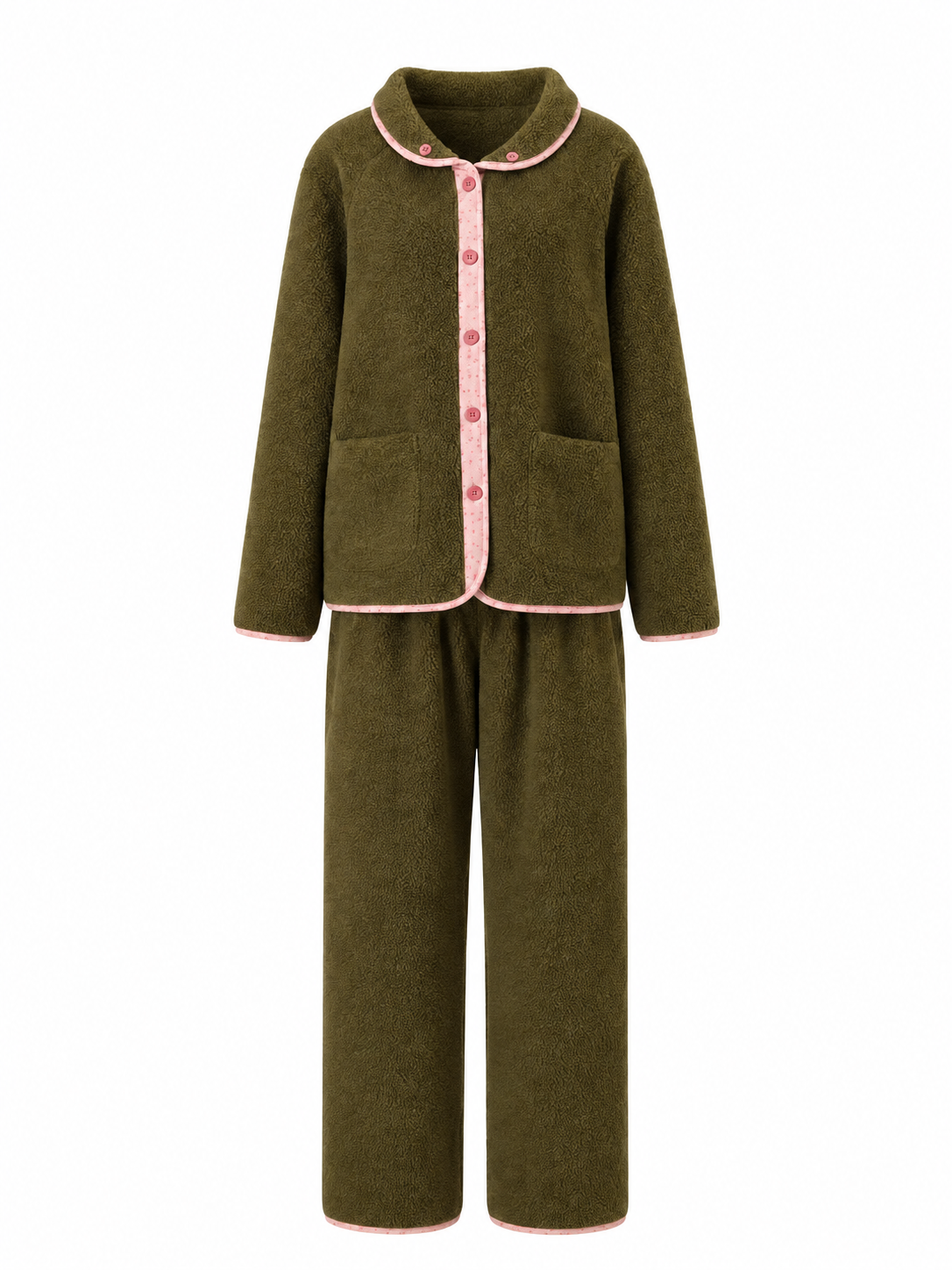 Olive Ember Fleece PJs