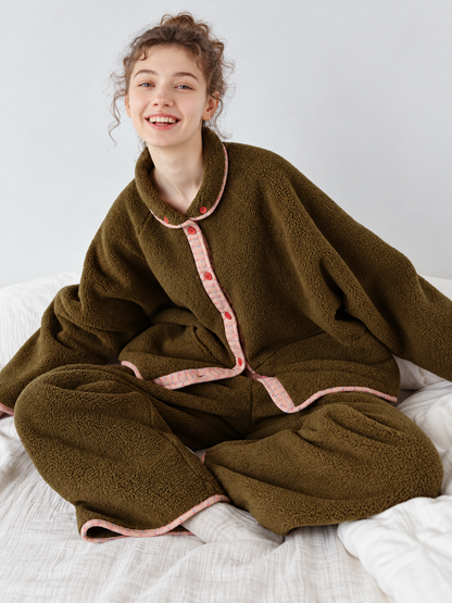 Olive Ember Fleece PJs