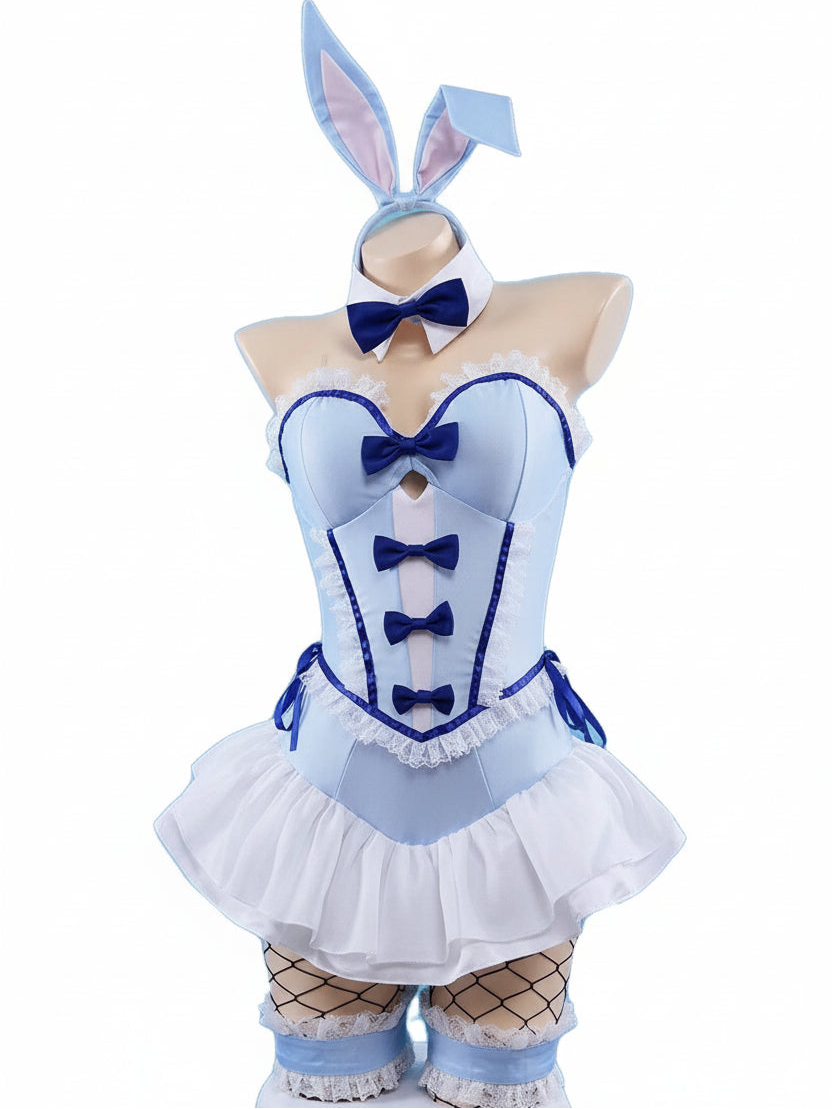Azure Bunny Cosplay Dress Set
