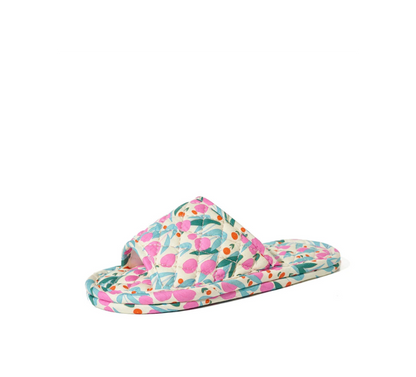 Floral Slippers