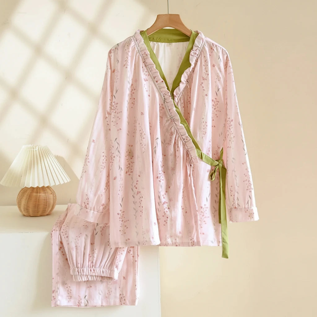 Soft Blossom Cotton PJs 