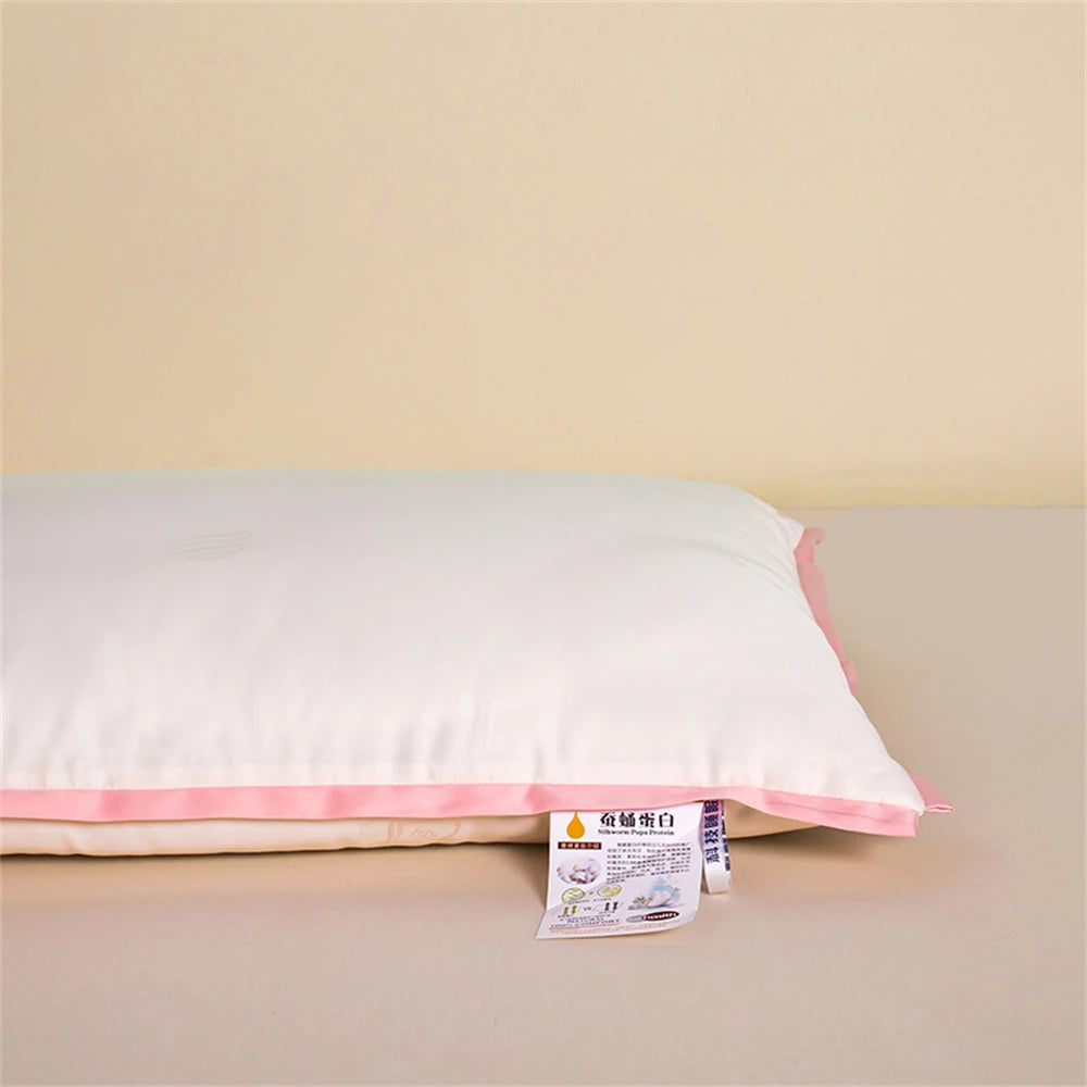 Blush Mulberry Silk Pillow