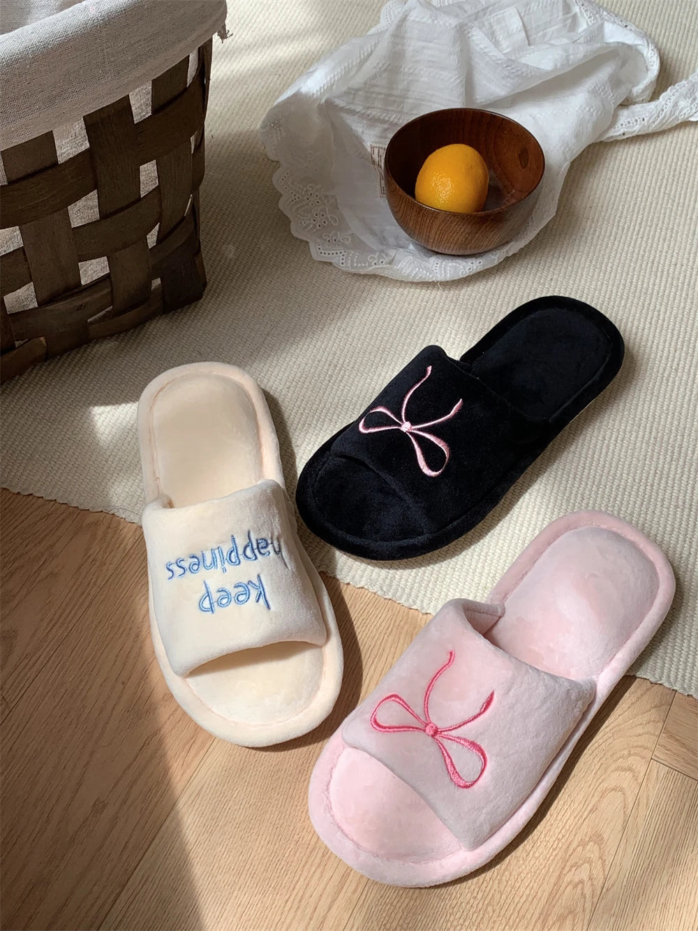 Bellefleur Bow Slippers