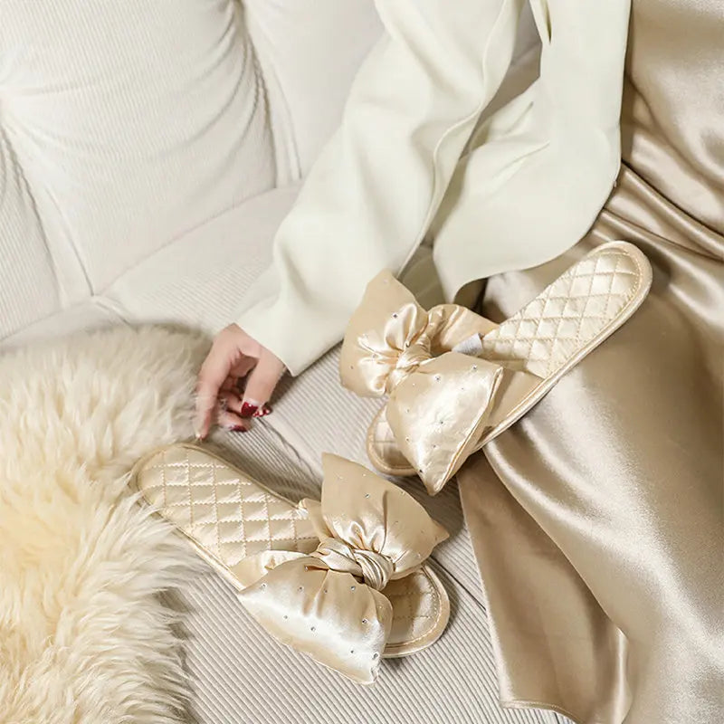 Rosalie Bow Slippers