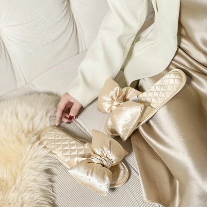 Rosalie Bow Slippers