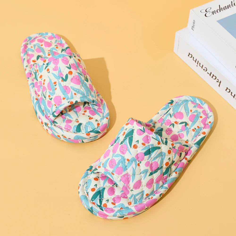 Floral Slippers