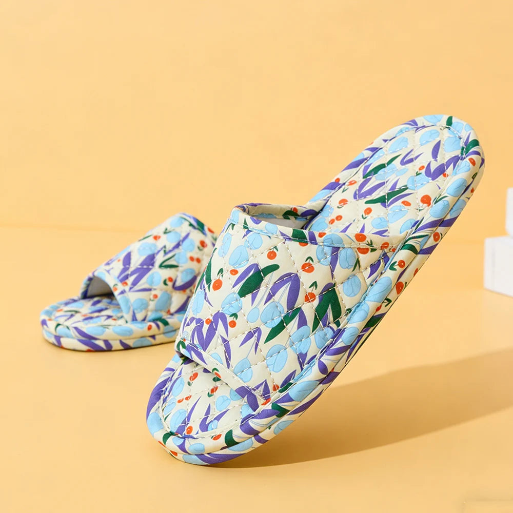 Floral Slippers