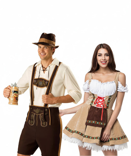 Couples Bavarian Fest Costume Set