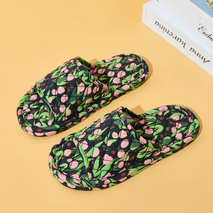 Floral Slippers