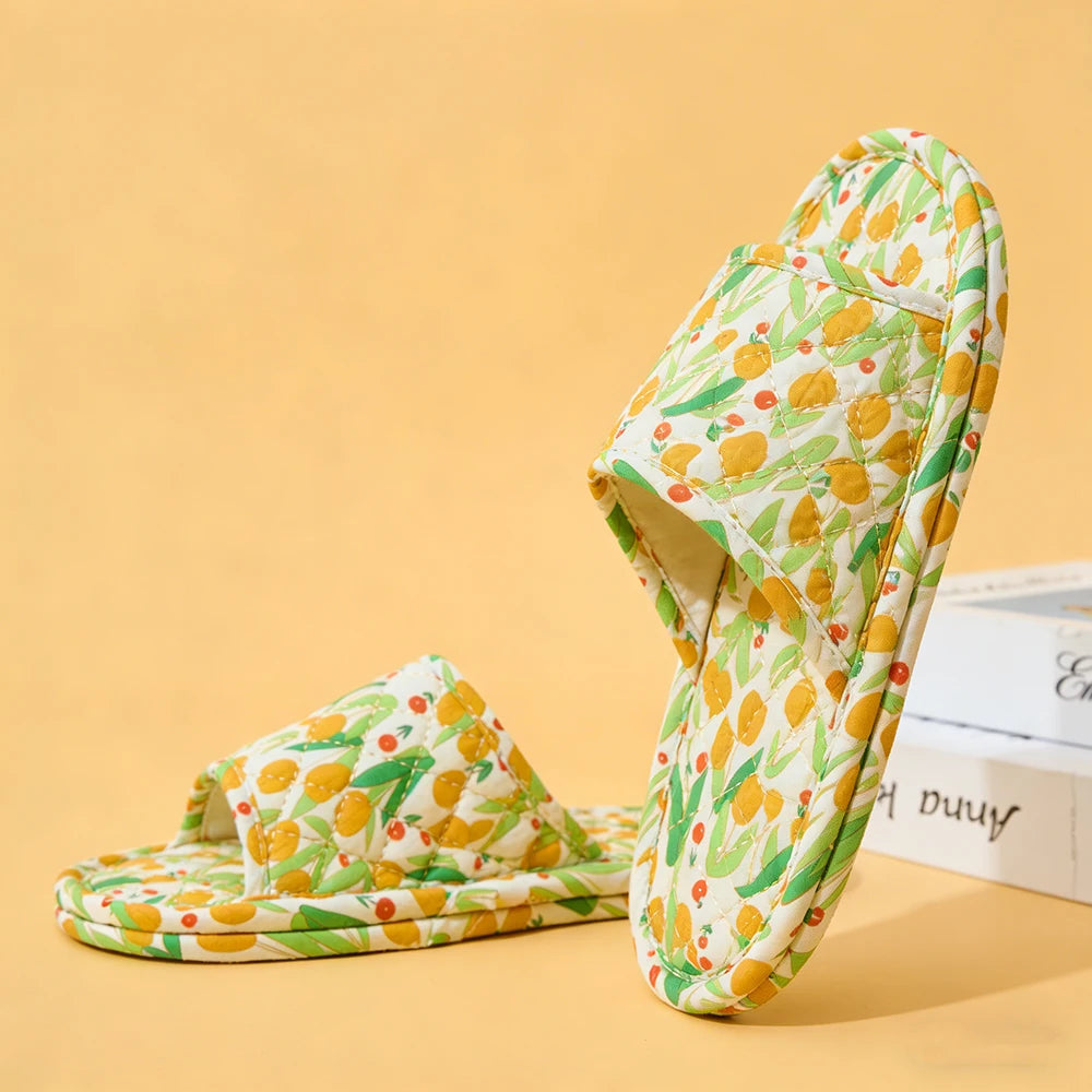 Floral Slippers