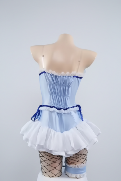 Azure Bunny Cosplay Dress Set