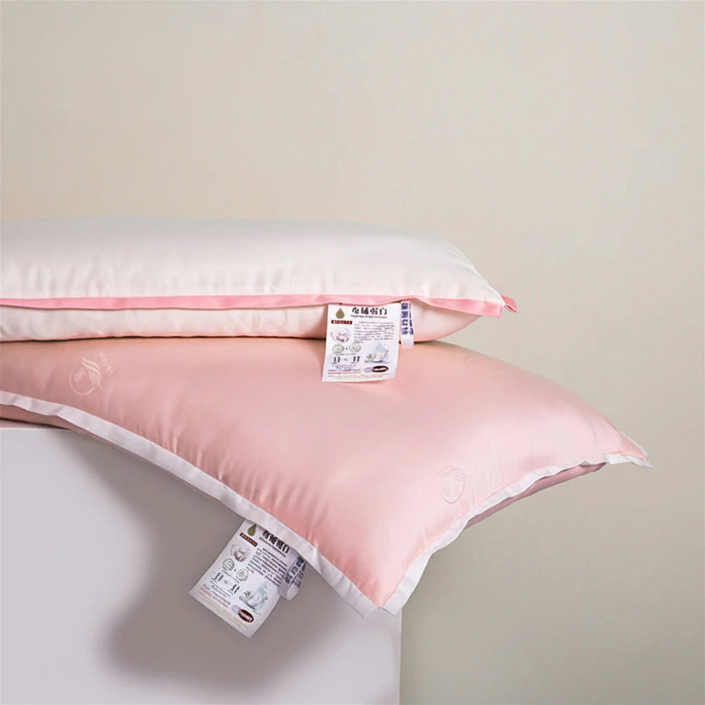 Blush Mulberry Silk Pillow