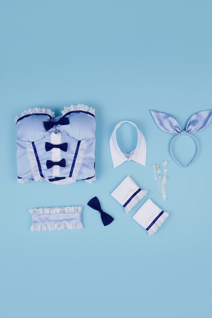 Azure Bunny Cosplay Dress Set