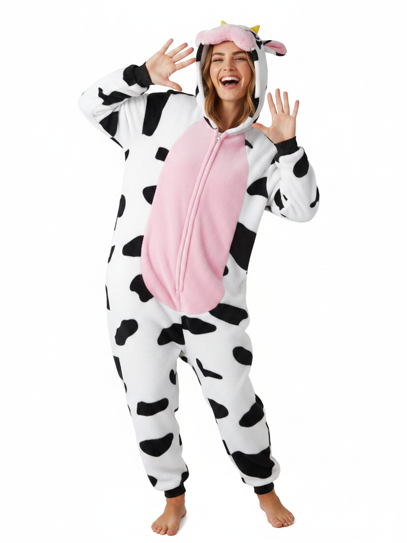 Blush Moo Onesie