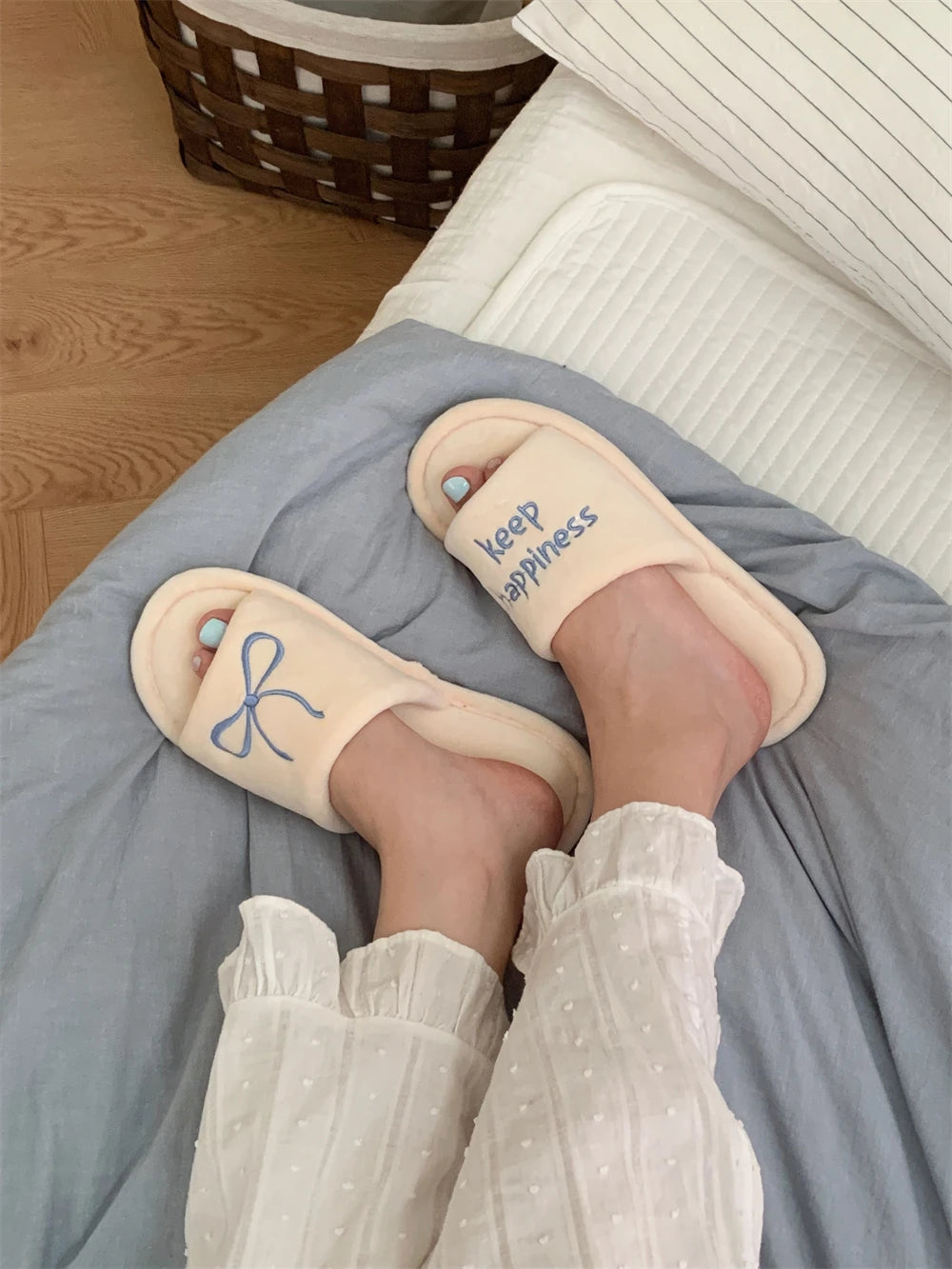 Bellefleur Bow Slippers