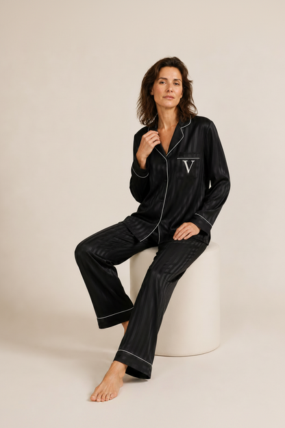 Silky Striped PJs