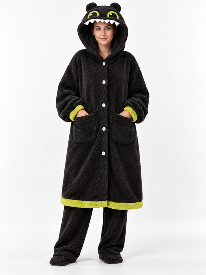 Night Dragon Pajama Onesie