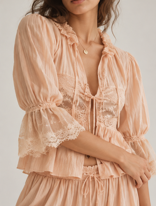 Adeline Ruffle PJs