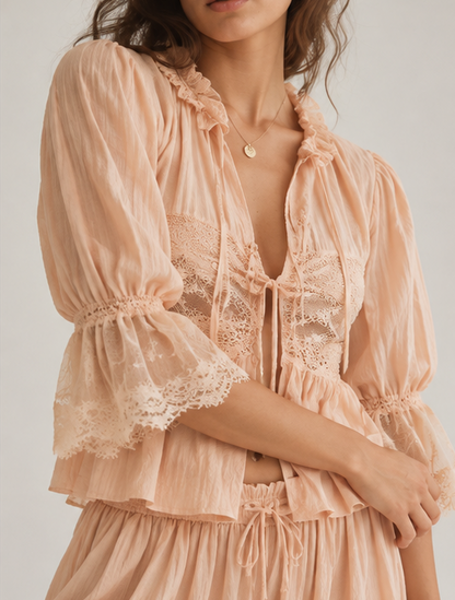 Adeline Ruffle PJs